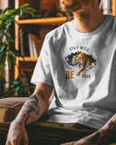 Stay Wild Be Free Tiger T-Shirt - Dynamic 3D Graphic Tee