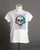 Skeleton Head with Headphones T-Shirt for Men - Edgy Music Lover Tee